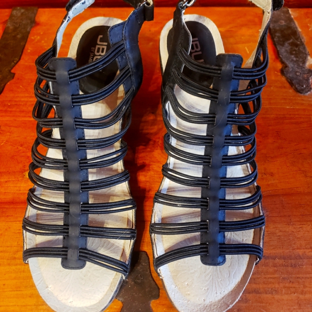 JBU black velcro back size 8.5